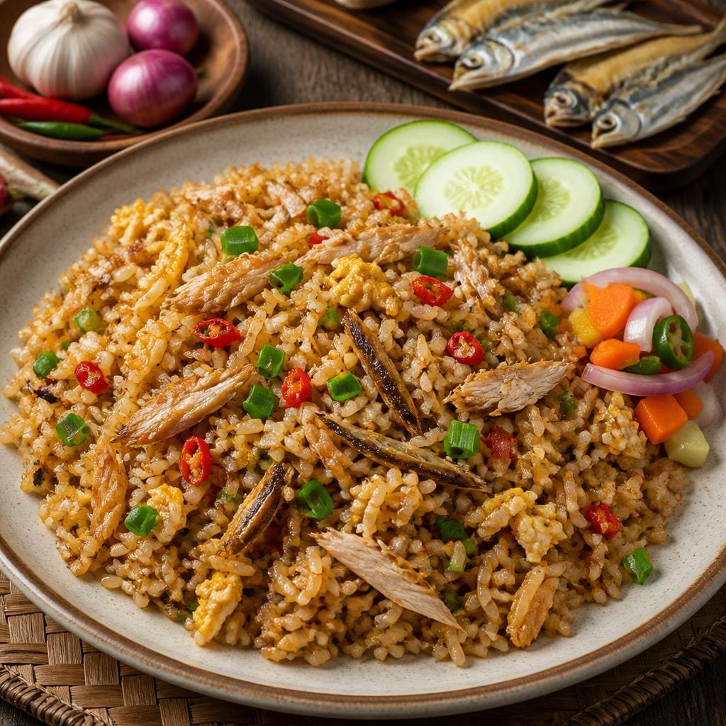 Nasi Goreng Ikan Asin dari Bakso Lapangan Tembak Senayan